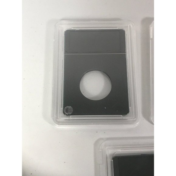 Quarter Premium Plastic Coin Holder Protect Case Display Saver Label Area 3.25" - Picture 3 of 6